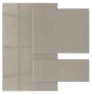 Champagne - Acrylic faced MDF | | Kitchen Shutter Material - IFB Modular Kitchen