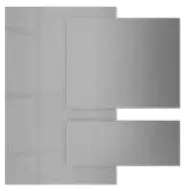 Sterling Silver - Acrylic faced MDF | Kitchen Shutter Material - IFB Modular Kitchen