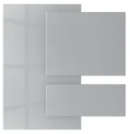 Ice Grey - Acrylic faced MDF | Kitchen Shutter Material - IFB Modular Kitchen
